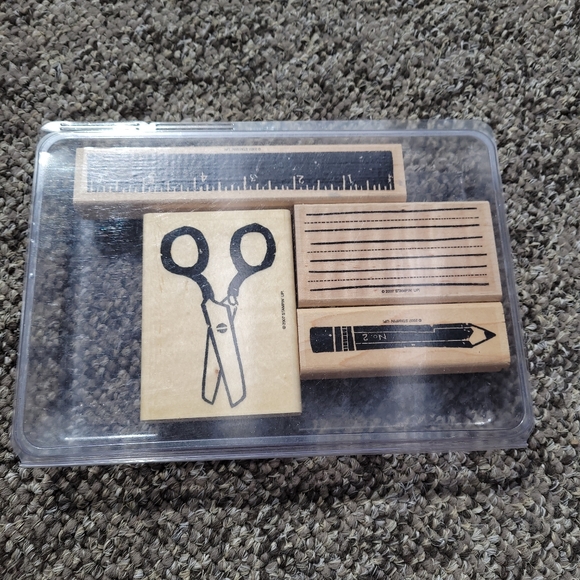 Stampin' Up! Rubber Stamp Set School Theme 4 Stamp